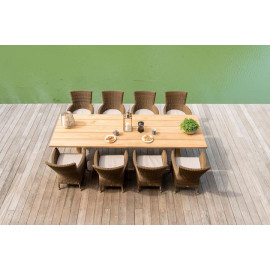 Alexander Rose San Marino 8 Seat Teak Dining Set