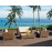 Alexander Rose San Marino Coffee Table With Glass 1.25m