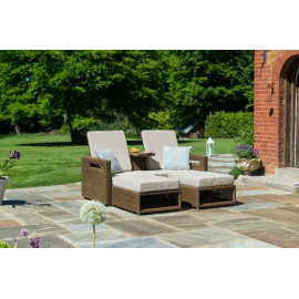 Alexander Rose San Marino Lovers Recliner with Cushion