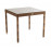 Alexander Rose San Marino Table With Glass 0.8m