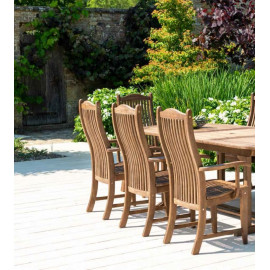 Alexander Rose Sherwood 8 Seat Oval Extending Dining Set