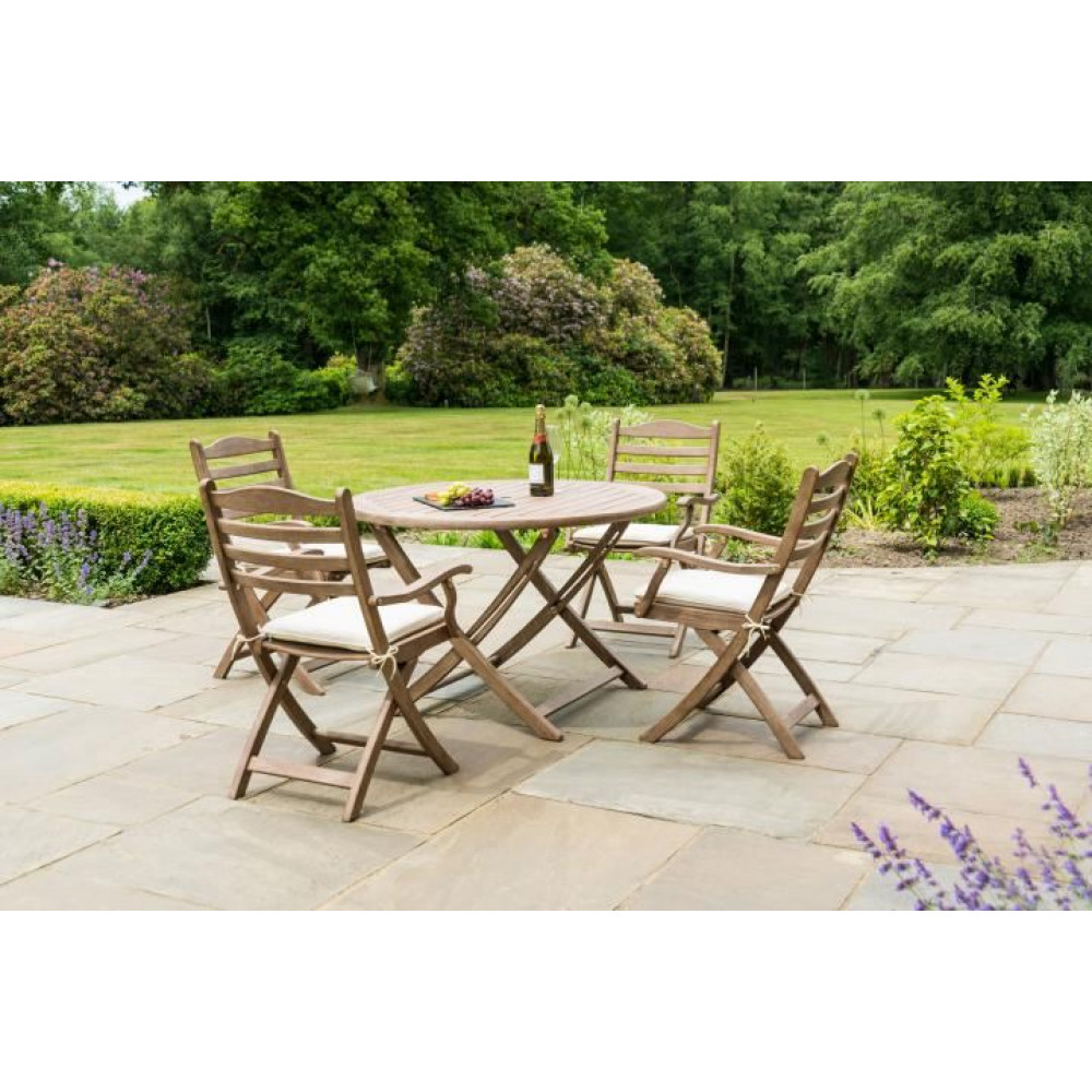 Alexander Rose Sherwood Folding 4 Seat Set