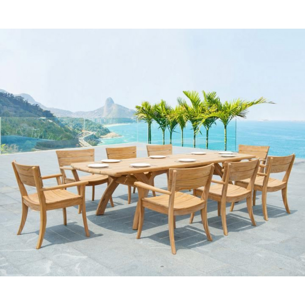 Alexander Rose Sorrento 240cm Rectangular Dining Set