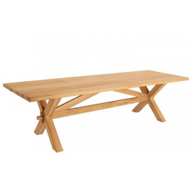 Alexander Rose Sorrento 240cm Teak Plank Dining Set