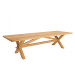 Alexander Rose Teak Rectangular Plank Table 300cm