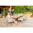 Alexander Rose Teak Rectangular Plank Table 300cm