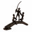 Boys On Log – Elur Iron Figurine