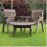 Barrowden Companion Seat (Angled) with Circular Coffee Table