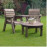 Barrowden Companion Seat (Angled) with Circular Coffee Table