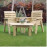 Barrowden Companion Seat (Angled) with Curved Coffee Table