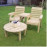 Barrowden Companion Seat (Straight) with Circular Coffee Table