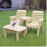 Barrowden Companion Seat (Straight) with Curved Coffee Table