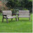 Barrowden Double Companion Seat - Angled