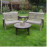 Barrowden Double Companion Seat (Angled) with Circular Coffee Table