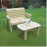 Barrowden Double Seat with Curved Coffee Table