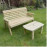 Barrowden Triple Seat with Curved Coffee Table