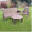 Barrowden Triple/Single Companion Seat (Angled) with Coffee Table