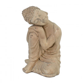 Buddha Crouching –  weathered stone effect