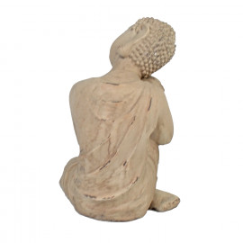 Buddha Crouching –  weathered stone effect