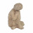 Buddha Crouching – weathered stone effect