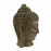 Buddha Head Carved Wood Effect