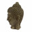 Buddha Head Carved Wood Effect