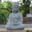 Buddha Sitting – charcoal effect