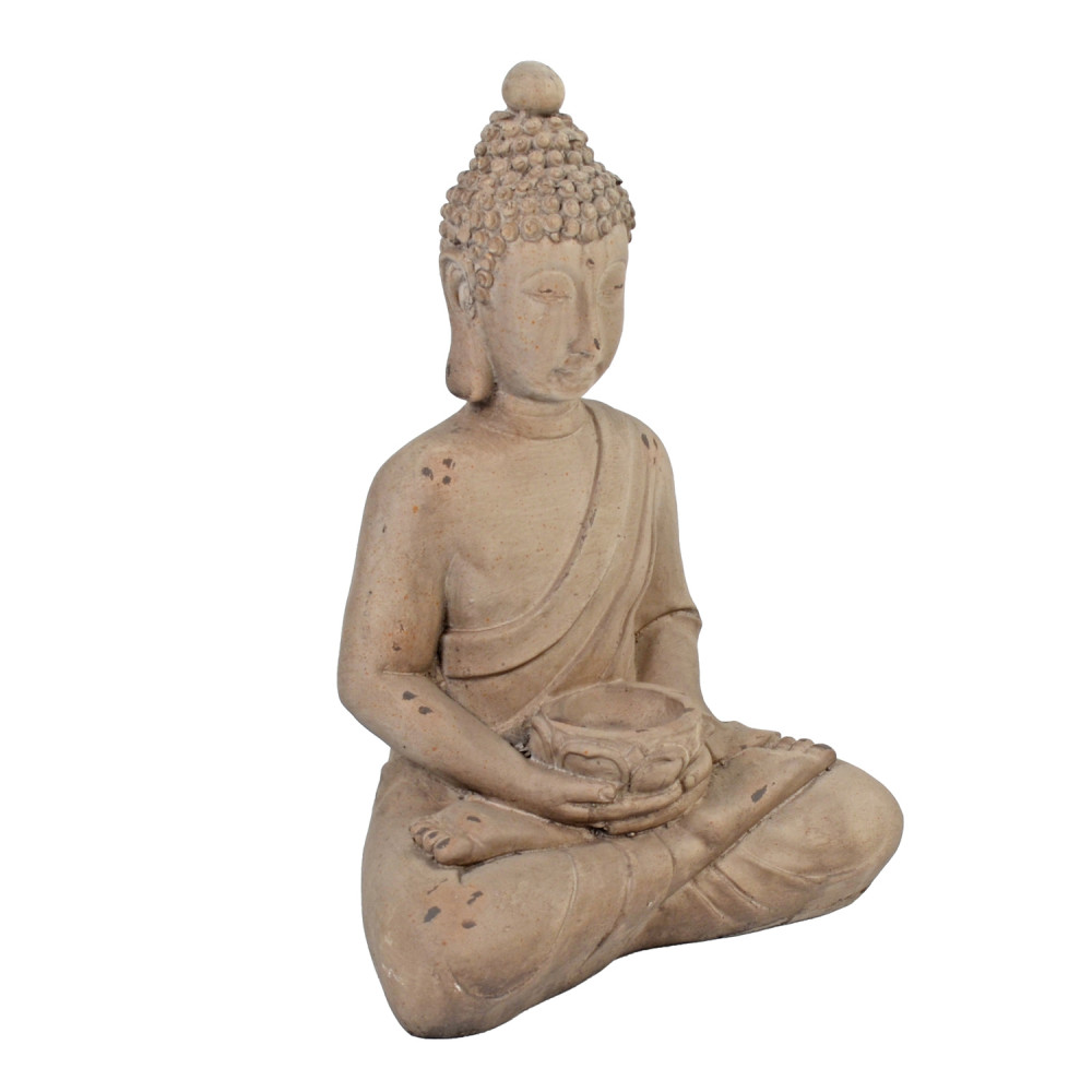 Buddha Sitting – weathered stone effect