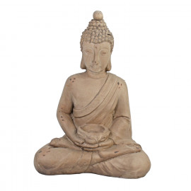 Buddha Sitting – weathered stone effect