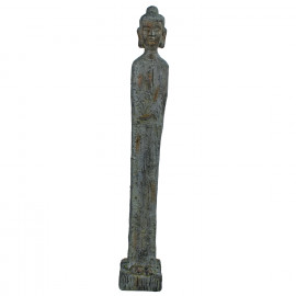 Buddha Thin tall – patina bronze effect