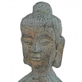 Buddha Thin tall – patina bronze effect