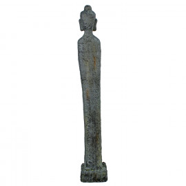 Buddha Thin tall – patina bronze effect