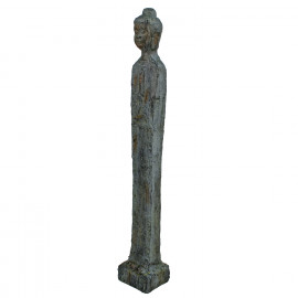 Buddha Thin tall – patina bronze effect