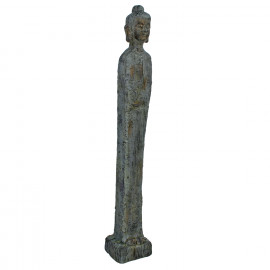 Buddha Thin tall – patina bronze effect