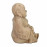 Buddhist Monk Sitting – weathered stone effect