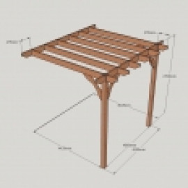 Clearance Premium Lean to Pergola - 2 Post