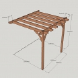 Clearance Premium Lean to Pergola - 2 Post