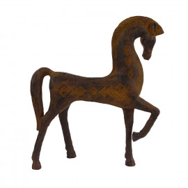 Contemporary Horse Carved Wood Effect