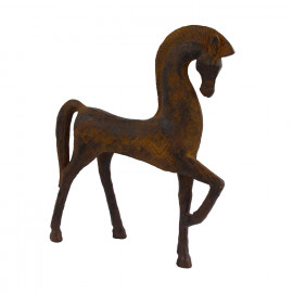 Contemporary Horse Carved Wood Effect