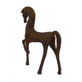 Contemporary Horse Carved Wood Effect