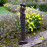 Contemporary Twist Statue – dark verdigris