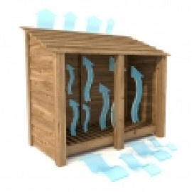 Cottesmore log store - 4ft - Clearance