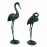Cranes Pair – dark verdigris