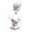David Bust – white stone effect