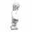 David Bust – white stone effect