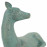 Deer Lying Large Aluminium – gold verdigris