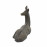 Deer Lying Small Aluminium – dark verdigris