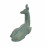 Deer Lying Small Aluminium – gold verdigris