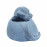 Dog Planter – blue iron effect