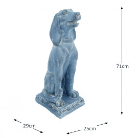 Dog Sitting – blue iron effect